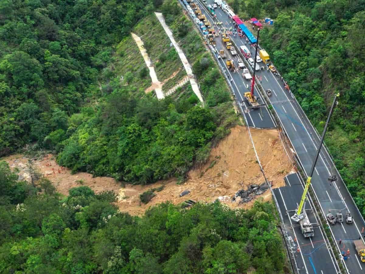 24 killed in highway collapse in China