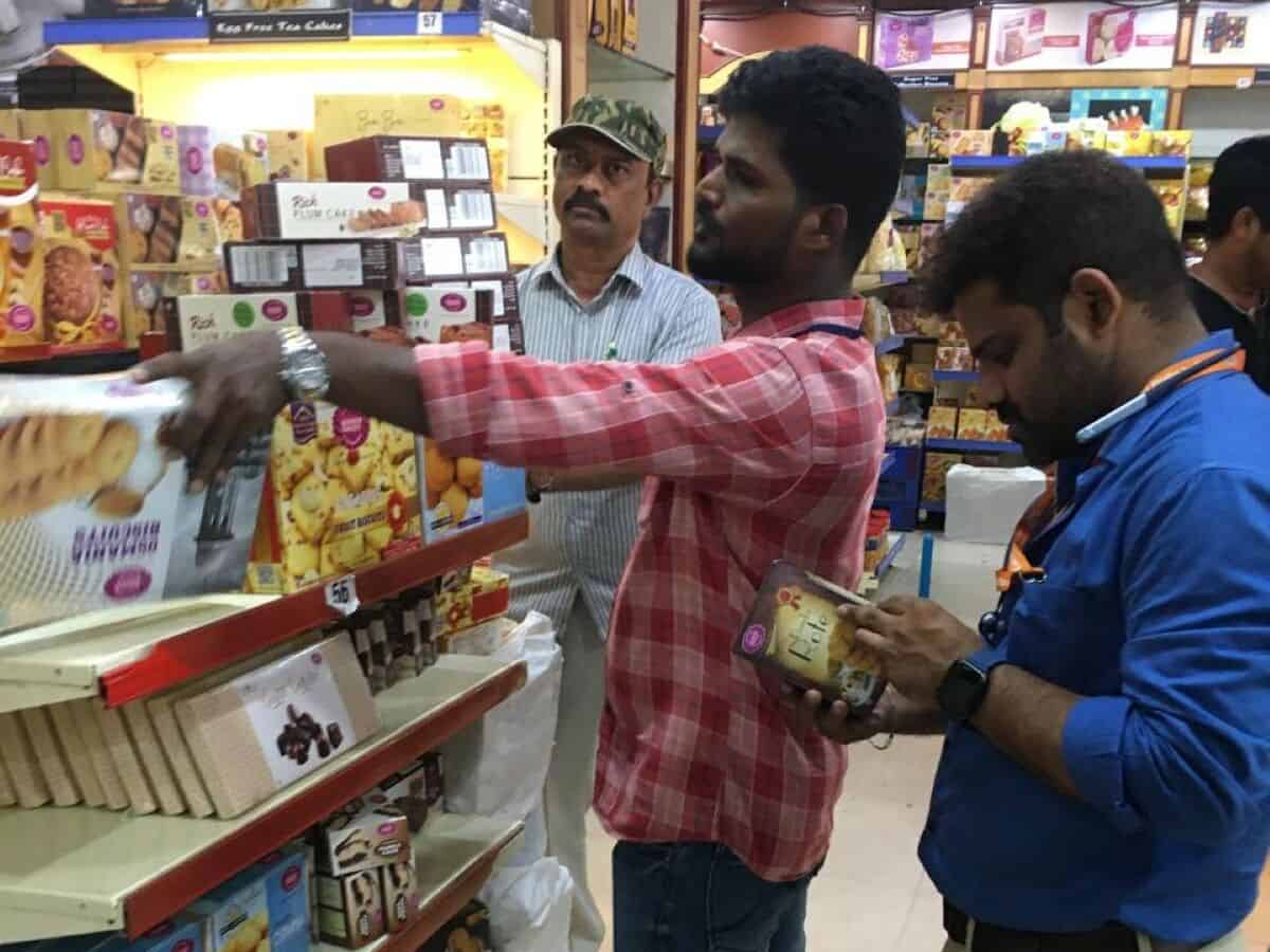 Expired stocks found during raid at famous bakery in Hyderabad