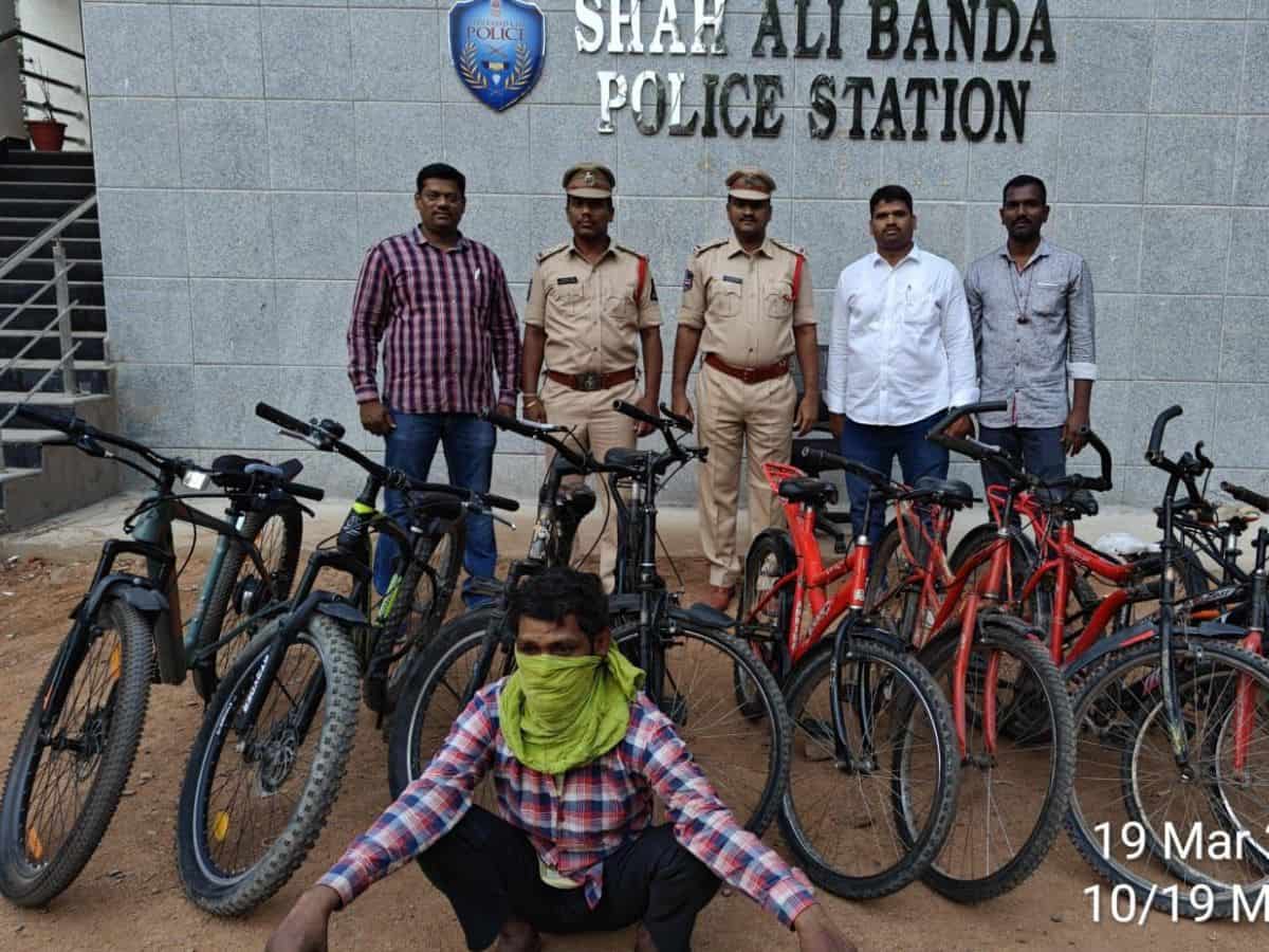 Hyderabad police arrest one for stealing cycles worth Rs 85k