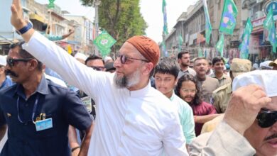 Asaduddin Owaisi files nomination for Hyderabad LS seat