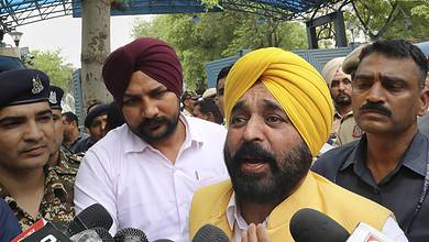 Punjab CM Bhagwant Mann at Tihar jail