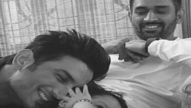 Sushant Singh Rajput's pic with Dhoni and baby daughter goes viral, fans get emotional