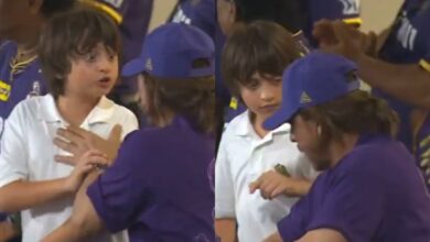 AbRam pushes away dad SRK at stadium, fight video goes viral