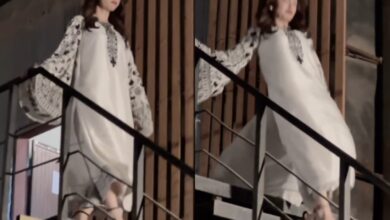 Yumna Zaidi falls from stairs, scary video goes viral