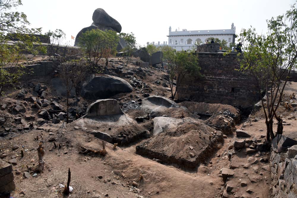 Construction in Historical Fort Worried Activist