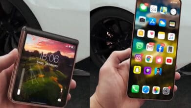 Apple patents foldable device with split screen