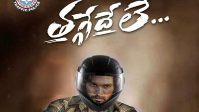 Hyderabad cops use Allu Arjun's 'Pushpa' poster to urge people to wear helmets