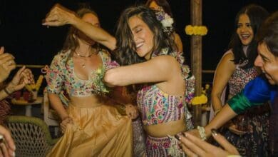 Inside Shibani Dandekar's boho-themed Mehendi ceremony