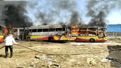 Buses in Andhra Town