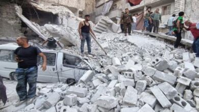 Syria: Aleppo building collapse kills at least ten people