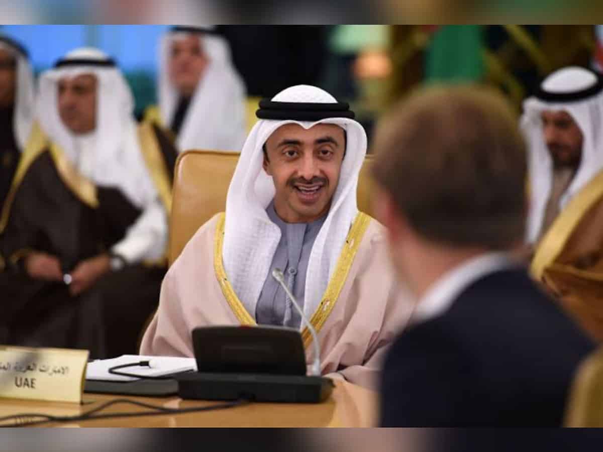 UAE FM Sheikh Abdullah bin Zayed arrives in Tel Aviv on Abraham Accords’ 2nd anniversary