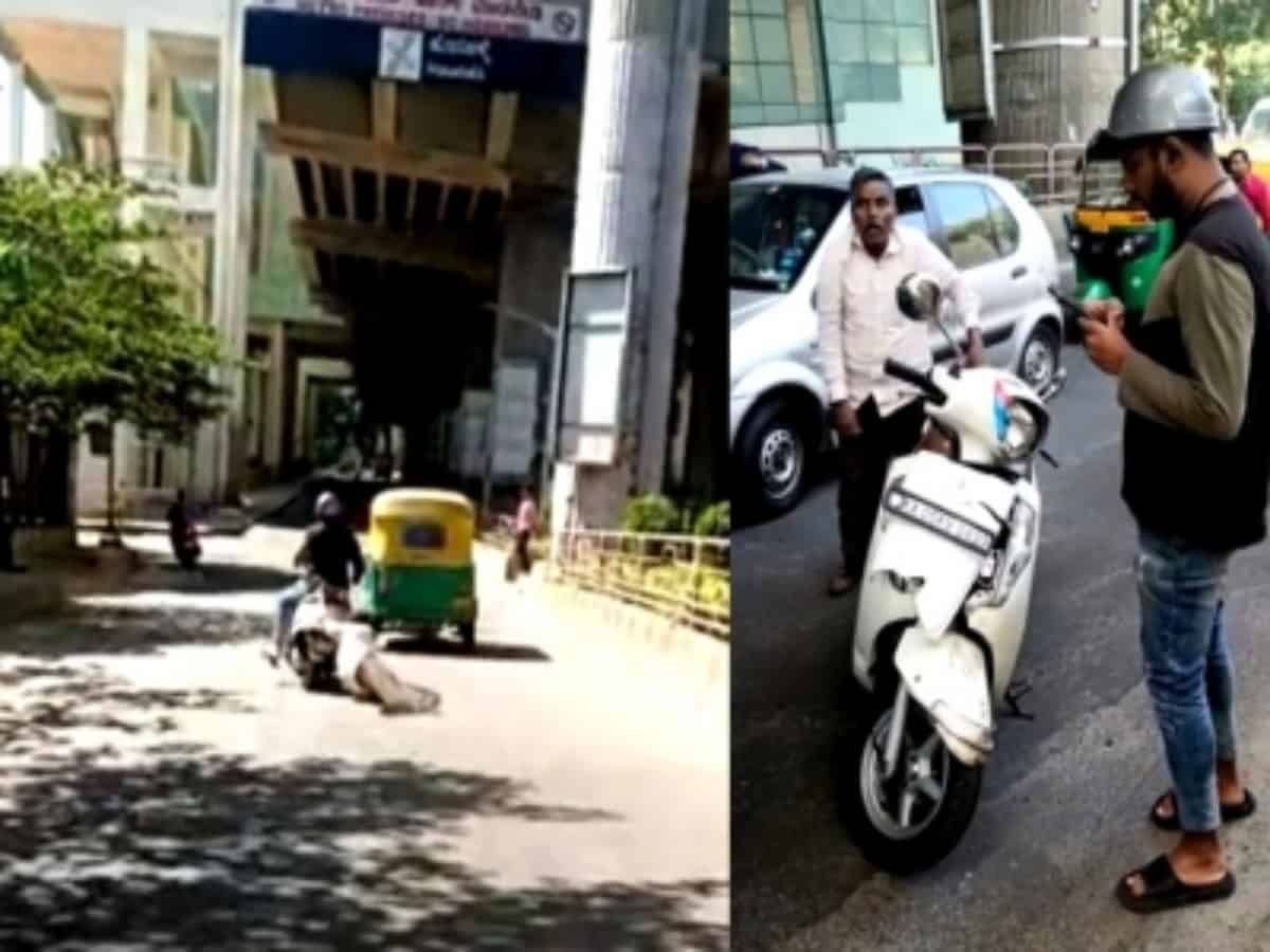 Bnagalore: 'If not for public I would've been killed', says man dragged by 2-wheeler