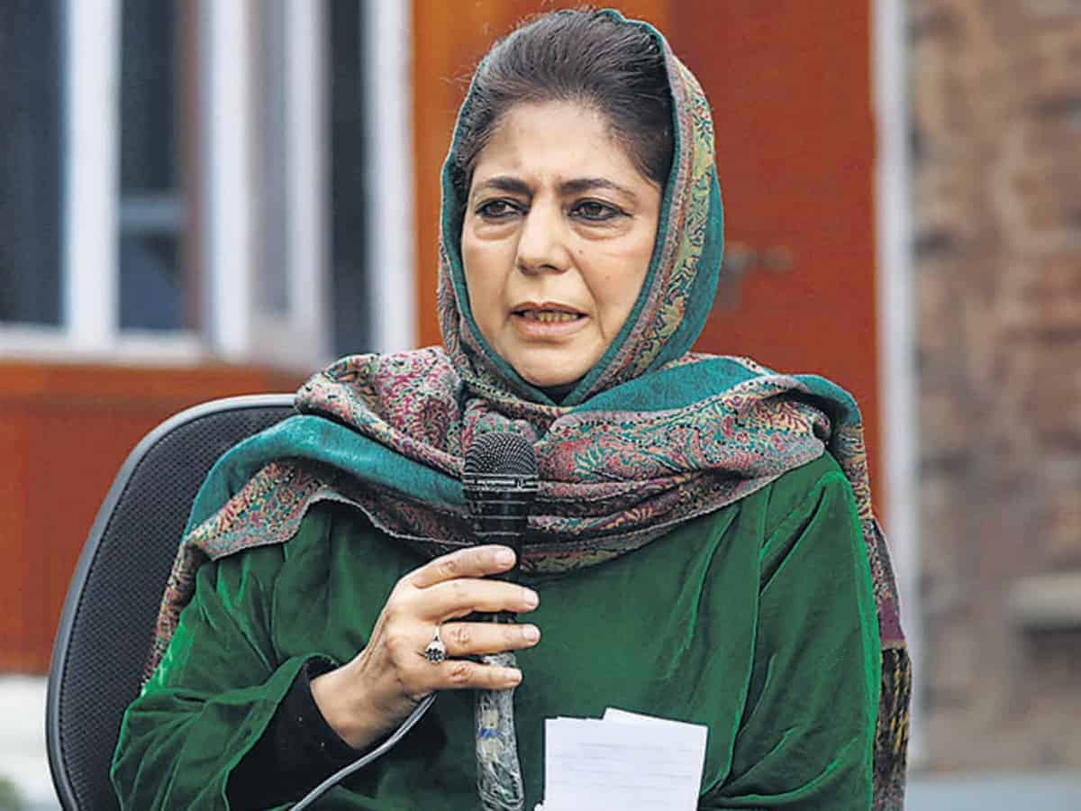 PDP will not remain silent about BJP's onslaught on opposition parties: Mehbooba Mufti