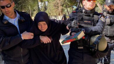 Video: Israeli police releases Turkish woman arrested at Al Aqsa mosque