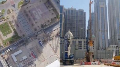 Video: First look of the world's largest residential tower being built in Dubai