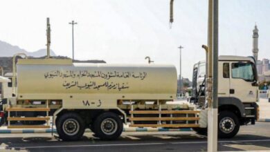 400 tons of Zamzam water supplied to Prophet's Mosque daily during Haj season