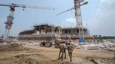 Shri Ram Janmbhoomi construction site