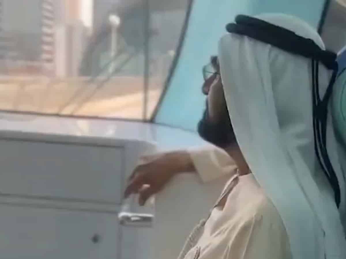 Video: Sheikh Mohammed takes tour on Dubai Metro