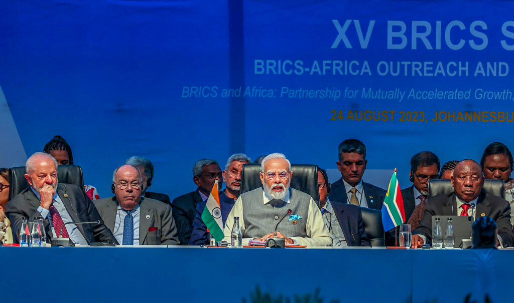 Prime Minister Narendra Modi at BRICS Summit