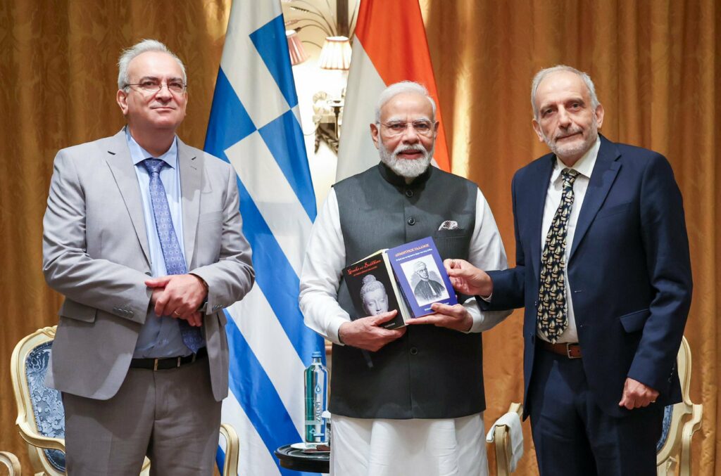 Prime Minister Narendra Modi in Greece