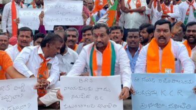 Telangana BJP MLA arrested amid protest for BC Bandhu in Siddipet; released later