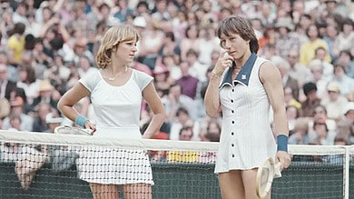 How two tennis legends forgot their rivalry and helped to defeat common enemy