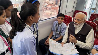 In pics: PM Modi flags off first train of Delhi-Meerut RRTS service