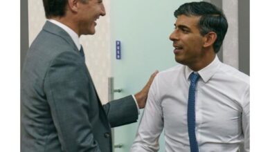 British Prime Minister Rishi Sunak and Justin Trudeau