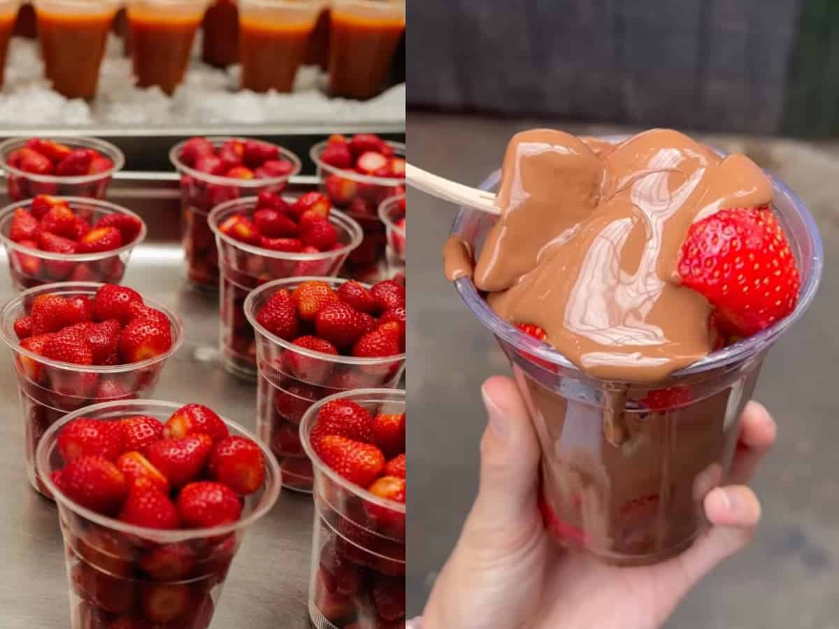 London's viral 'Dripping Chocolate Strawberries' hit Hyderabad