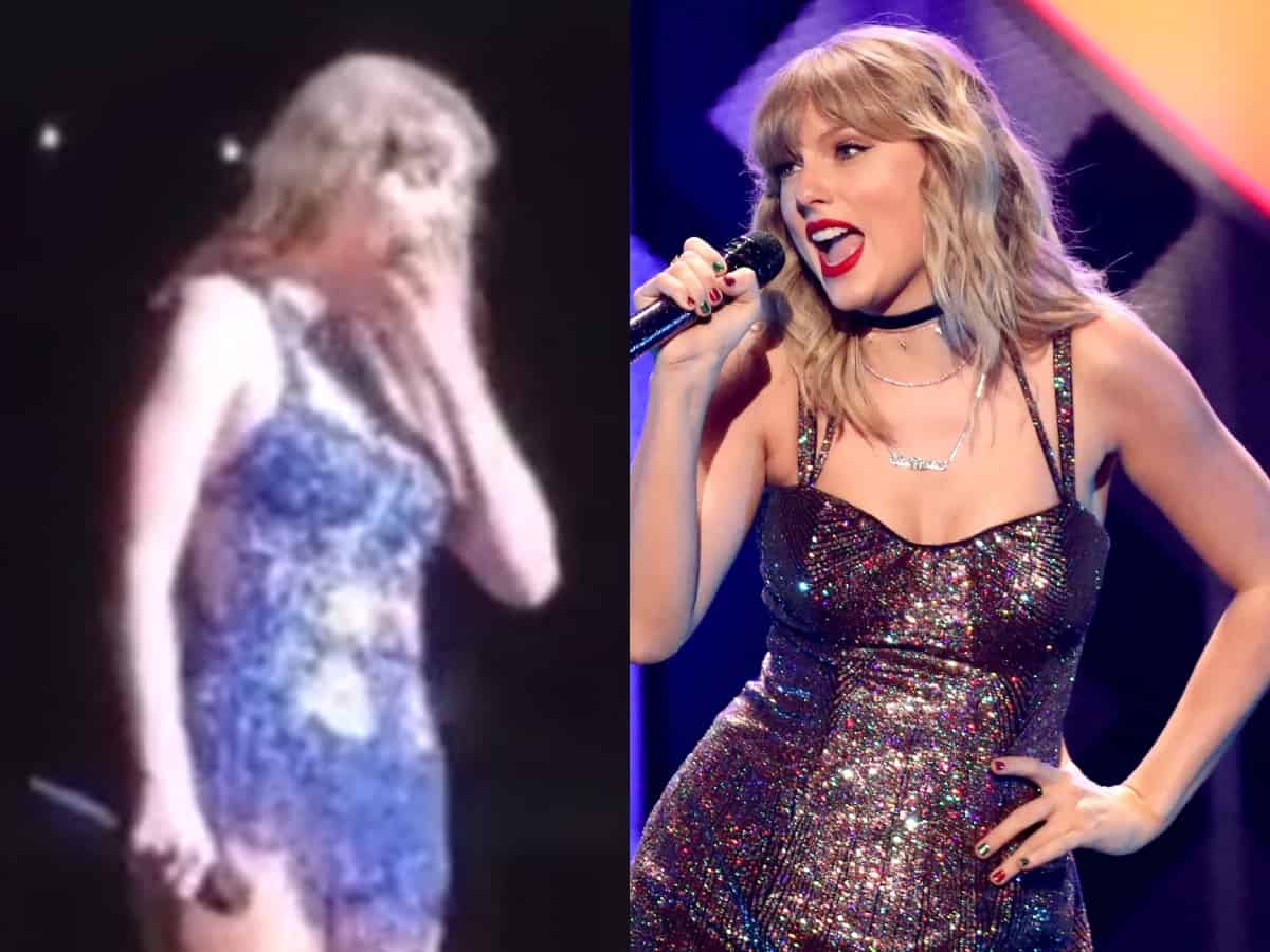 Watch: Taylor Swift struggles to breathe during her Brazil show