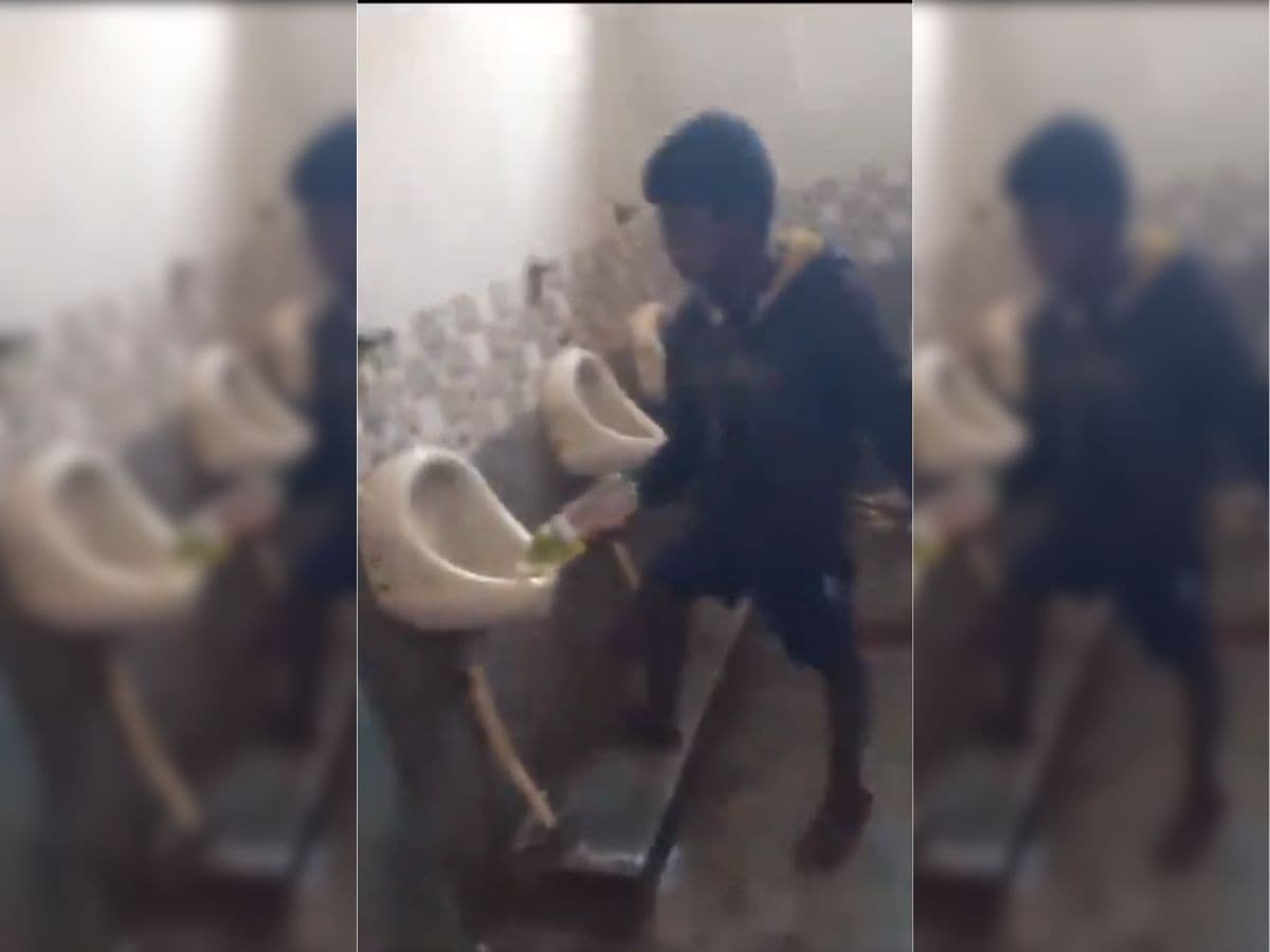 Bengaluru: Video of govt school students forced to clean toilets surfaces