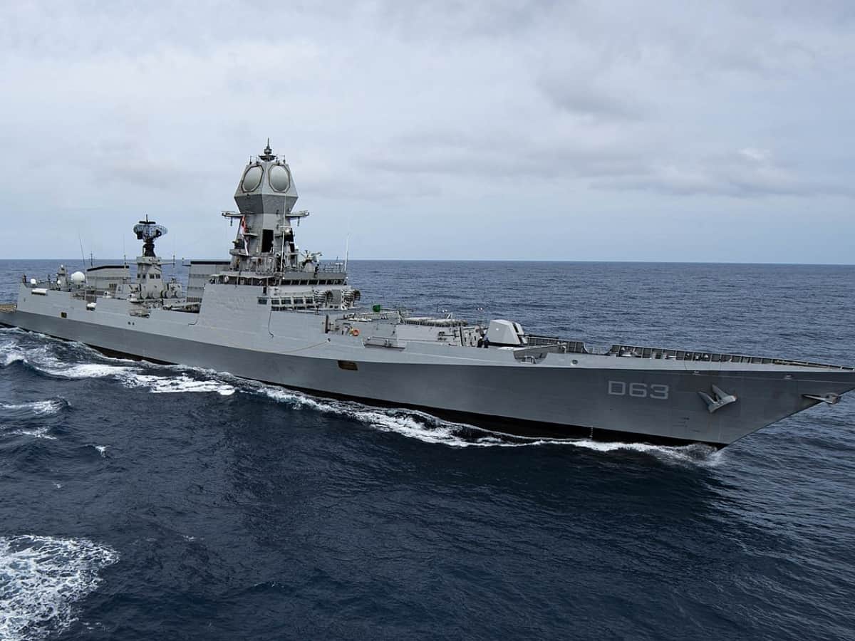 Gulf of Aden: Indian warship rescues 21 crew members of drone-hit vessel