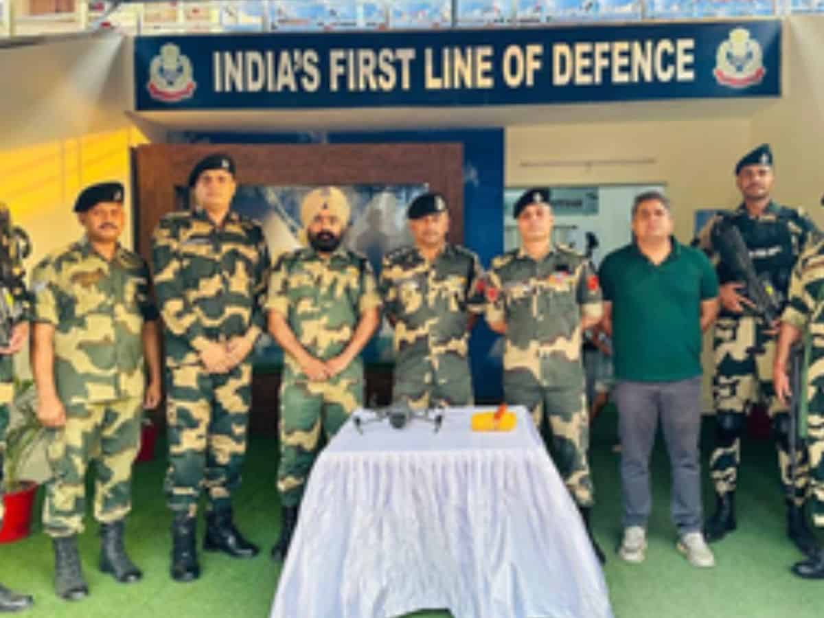 BSF seized a China-made drone near the India-Pakistan border