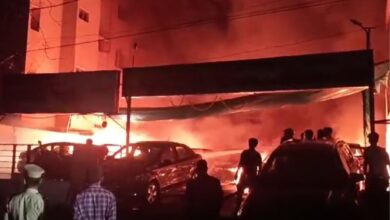 Hyderabad: Massive fire at Yousufguda, 20 cars charred