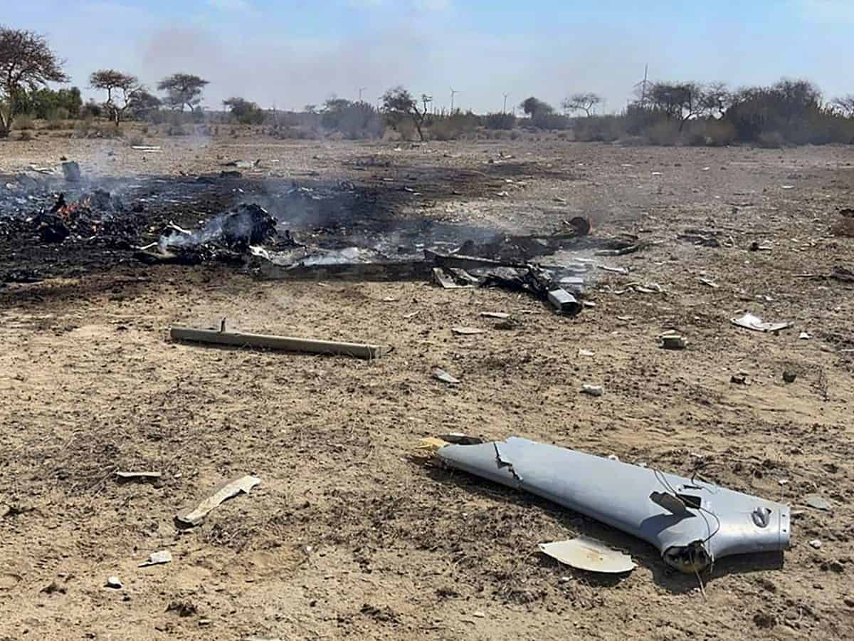 Remotely piloted IAF aircraft crashes in Jaisalmer