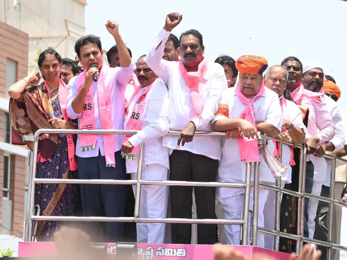 Teach Konda, Ranjith a lesson for ditching BRS: KTR in Chevella