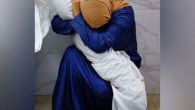 Photo of Palestinian woman cradling niece's body wins World Press Photo award