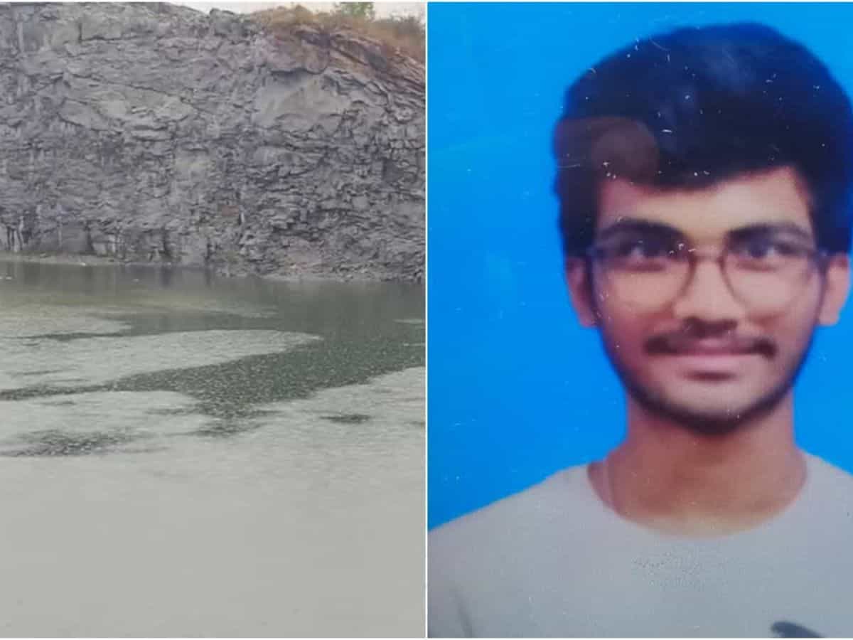 The urge to take pictures at a stone quarry has cost the life of a teenager in Hyderabad.