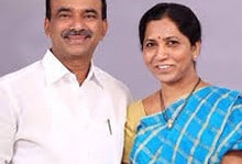 Eatala Rajender has submitted to the Election Commission of India that he has Rs 1 lakh and his wife Eatala Jamuna has Rs 1.42 lakh cash-in-hand.