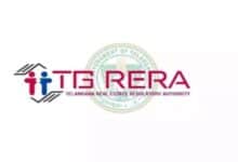 Image of TGRERA logo. Hyderabad: TGRERA suspends real estate project in Gandipet