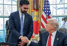 US president Donald Trump and New York Mayor Mamdani