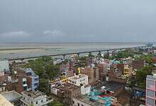 aerial view of Patna city, Bihar