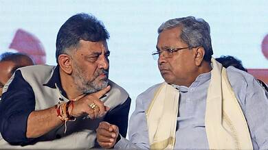 D.K. Shivakumar and Siddaramaiah