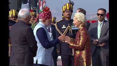 European Commission President Ursula von der Leyen meets Narendra Modi