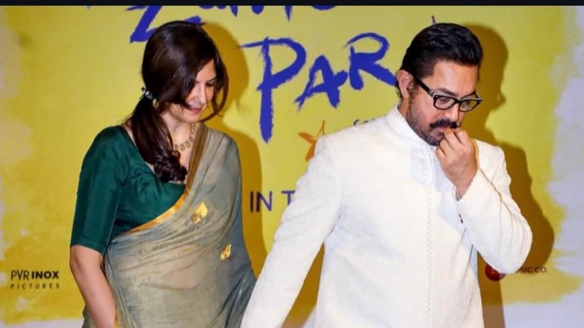 Gauri Spratt and Aamir Khan