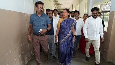 Telangana Jagruthi president K Kavitha