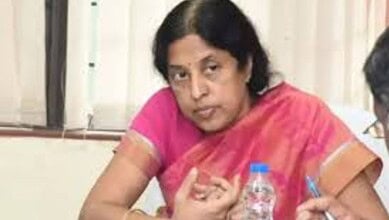 IAS officer Srilakshmi appears in court related to the Obulapuram Mining Case.