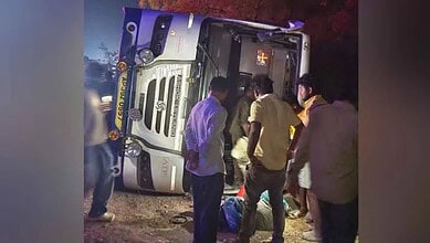 APSRTC bus accident