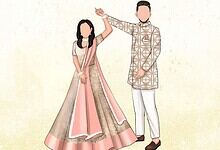 Indian couple in traditional attire, symbolizing marriage registration and parental consent.