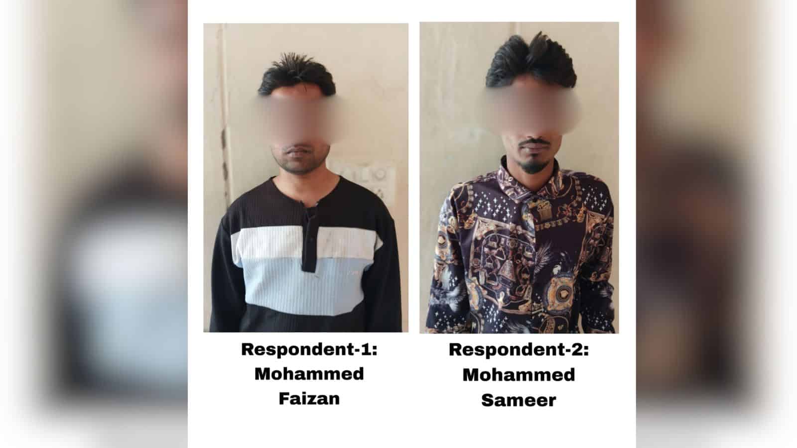 Two sentenced to three days imprisonment by Mehdipatnam police